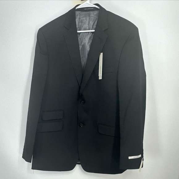 NWT Perry Ellis Portfolio Men’s Slim Fit 2 Button Blazer Sz 42 Long New